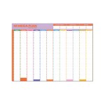 Planner Anual De Pared Paprika 70X50 Shantilove